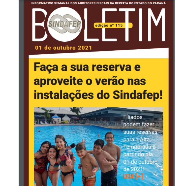 Boletim Informativo - Edição n° 115 - 01/10/2021