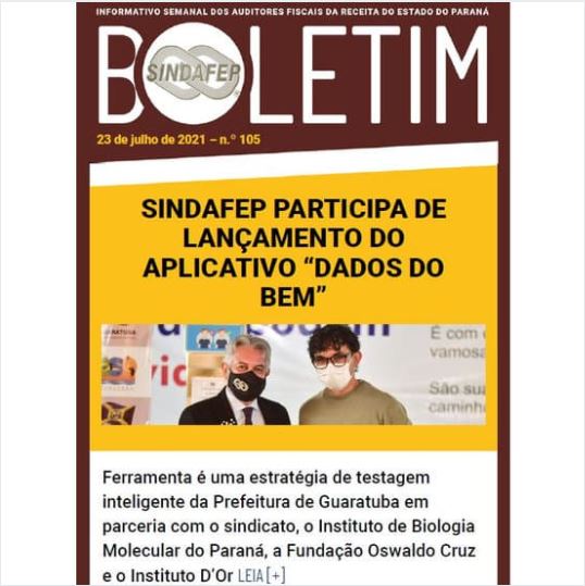 Boletim Informativo - Edição n° 105 - 23/07/2021