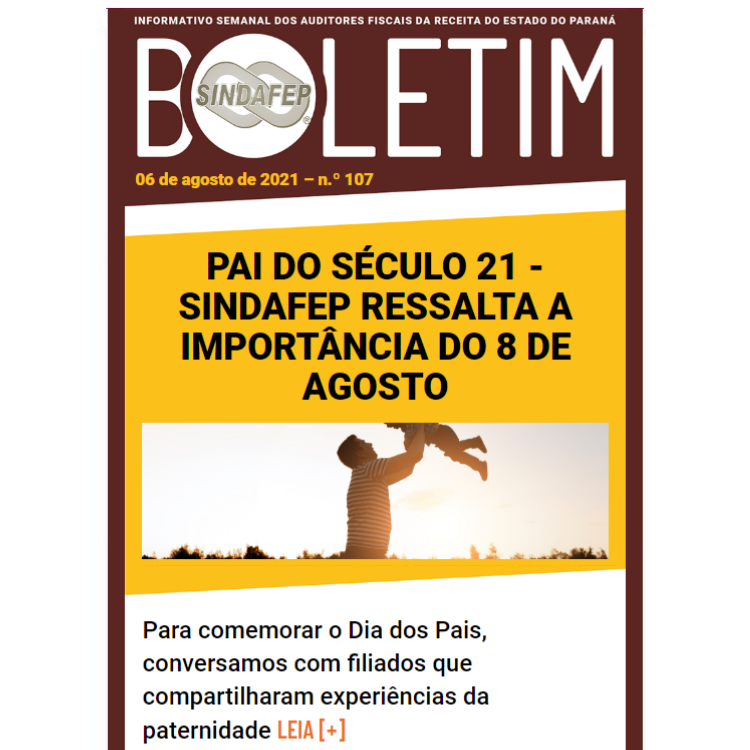 Boletim Informativo - Edição n° 107 - 06/08/2021