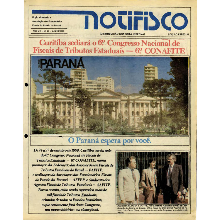 Notifisco - Edição n° 53 - Junho/1989