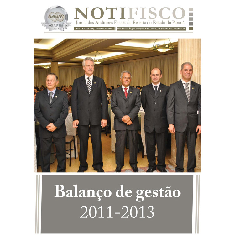 Balanço de Gestão - Balanço de Gestão - 2011-2013