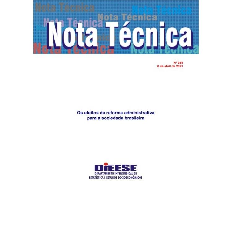 Estudos Técnicos - Os efeitos da reforma administrativa para a sociedade brasileira