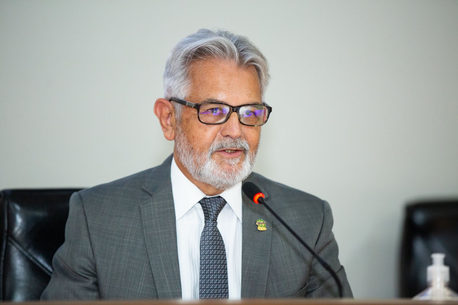 Osmar de Araújo Gomes, presidente do Sindafep │Fotografia: Rodrigo Fonseca/CMC