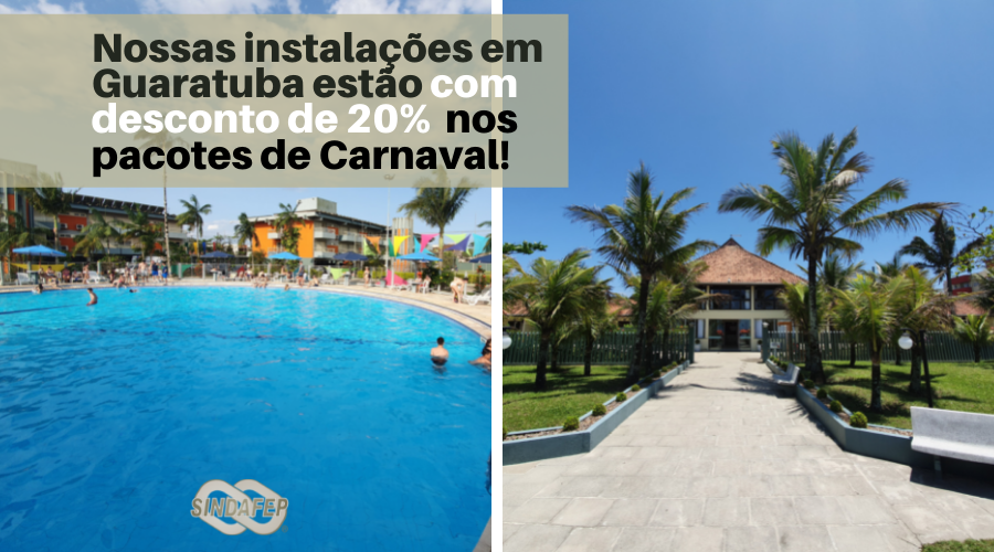 Última chance: 20% de desconto para você aproveitar o Carnaval em Guaratuba!
