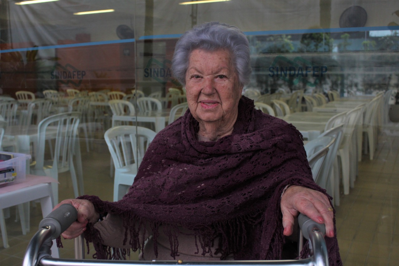 Aos 95 anos, Maria Eunice marca a história do EFA
