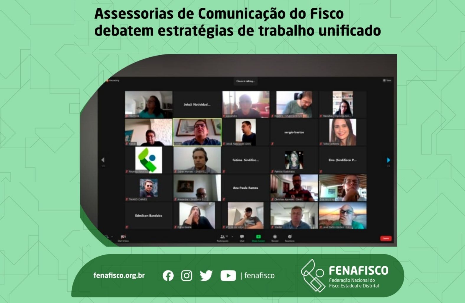 Assessorias de Comunicação do Fisco debatem estratégias de trabalho unificado