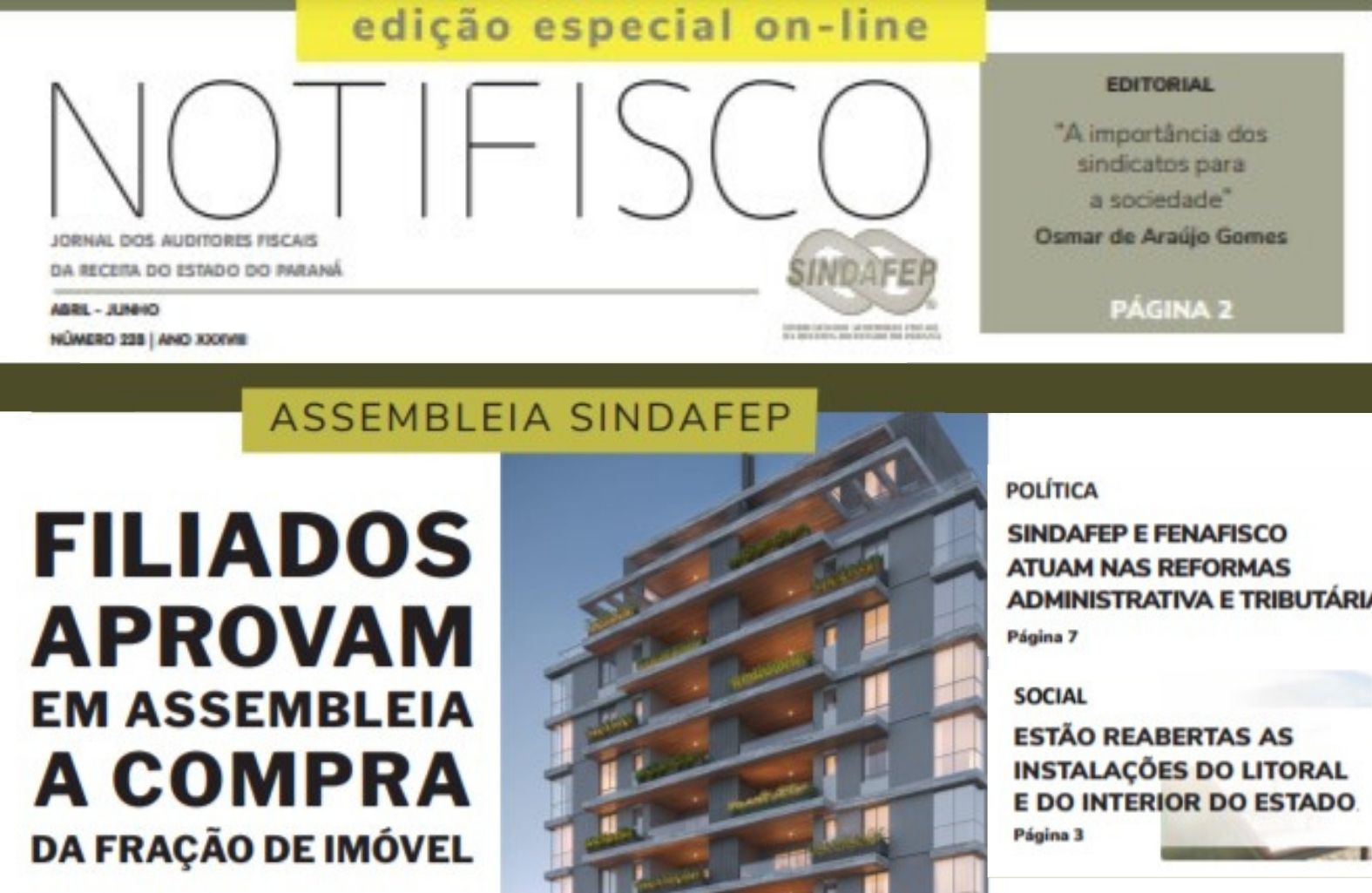 Sindafep lança nova edição on-line do Notifisco