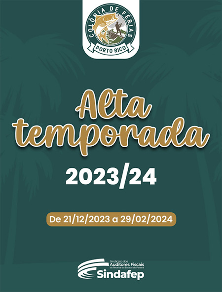 Colônia de Porto Rico  - Tarifário - Alta temporada - 2023 / 24
