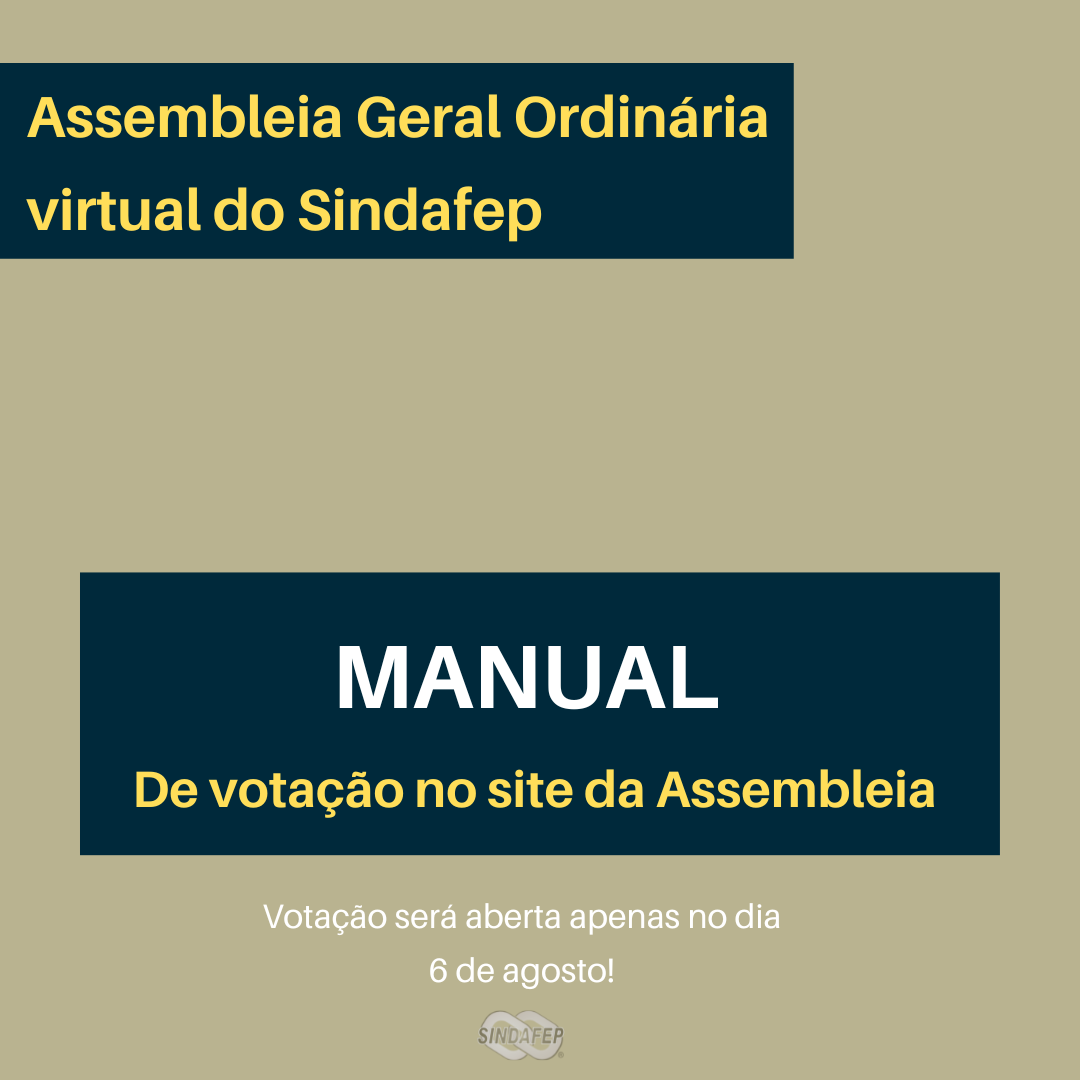 Manual de votação no site da AGO - 06-08-2022