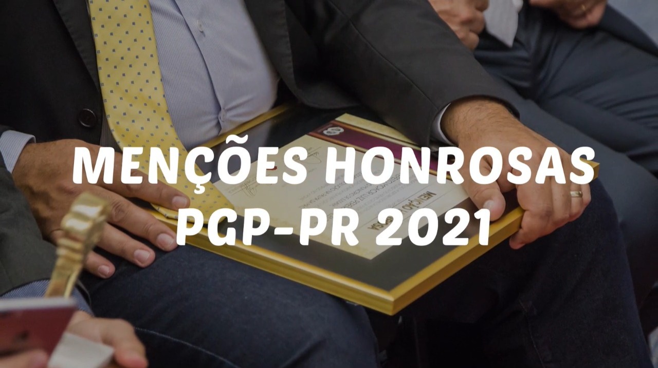 Premiados com Menção Honrosa na 9ª edição do PGP-PR
